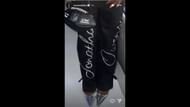 Simone Biles shared a photo of her custom gameday look. (Photo via Simone Biles Instagram Story)